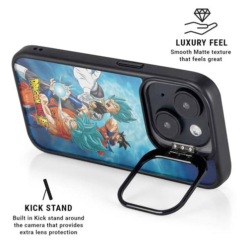 Dragon Ball Super Goku Vegeta Super Ball iPhone 14 Kickstand Case
